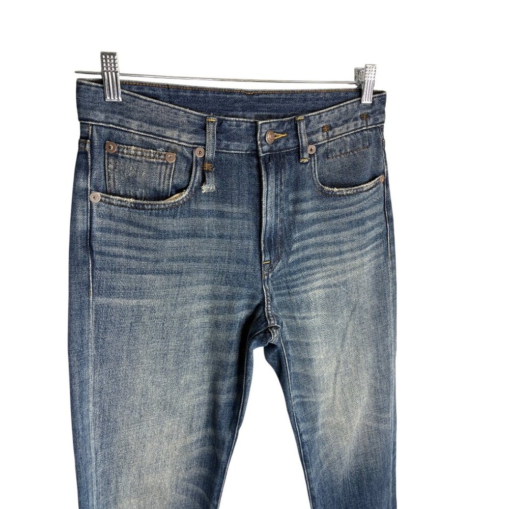 R13 Romeo Mid-Rise Straight-Leg Jeans-sz 25 - Picture 8 of 14